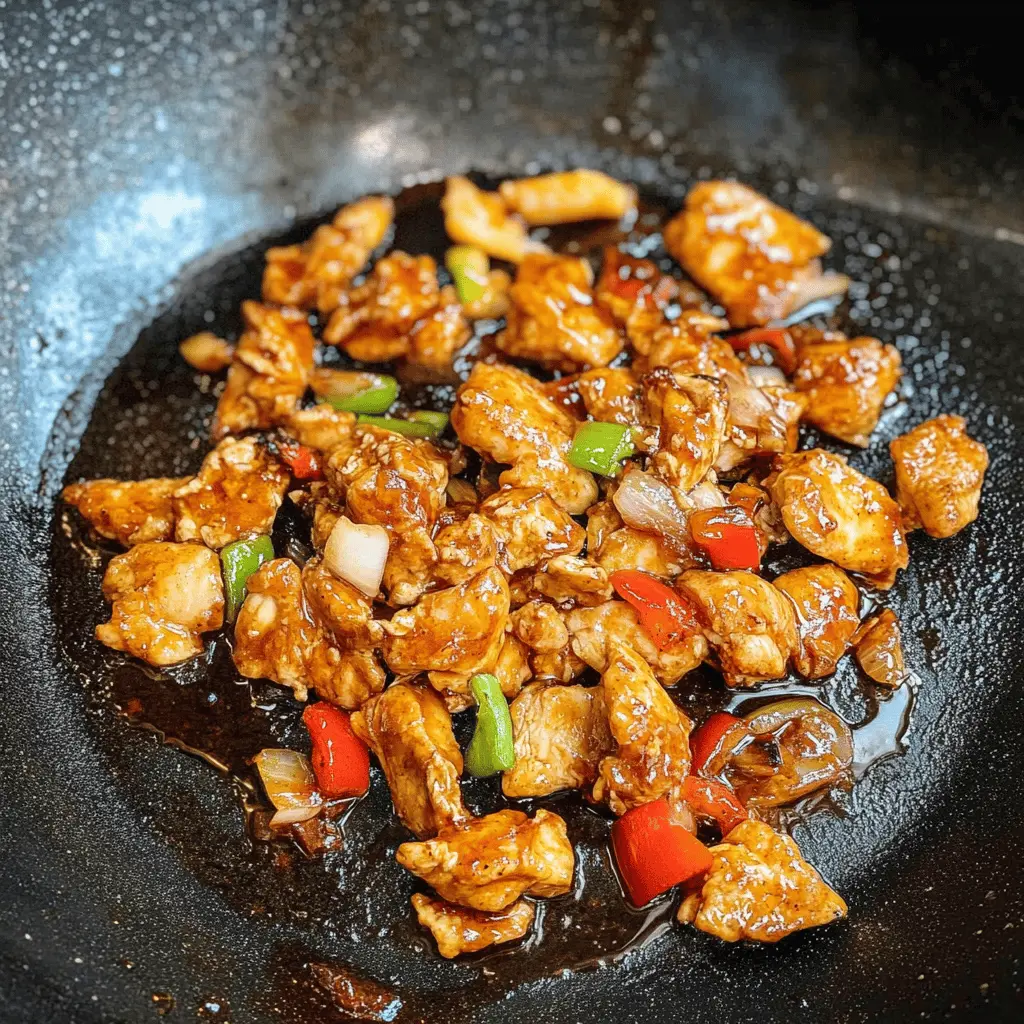 Savor the mouthwatering flavors of Blackstone Bourbon Chicken made right on your griddle! This easy recipe brings together tender chicken, a sweet bourbon glaze, and a hint of savory soy sauce for an unforgettable dish. Perfect for family dinners or outdoor gatherings. Save this recipe for a fun grilling night!