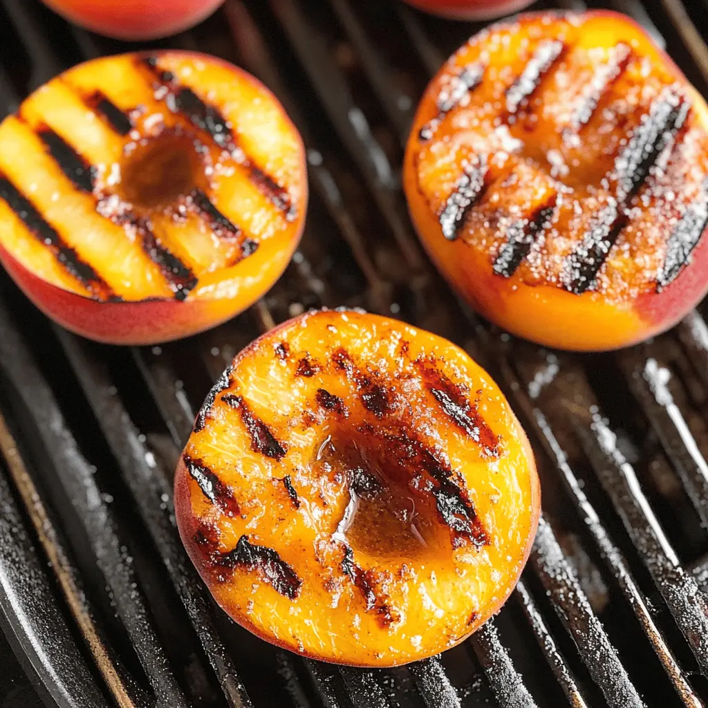 Get ready for a delightful summer treat with these Brown Sugar Grilled Peaches! Sweet, juicy peaches caramelized on the grill with a touch of brown sugar create a mouthwatering dessert that's simple to make and looks stunning. Perfect for BBQs, picnics, or a cozy night in. Save this recipe to impress your friends and family with a delicious, easy-to-make dessert!