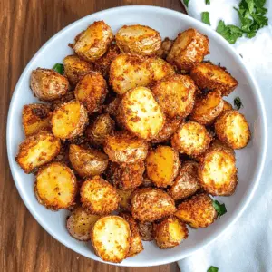 Looking for a simple yet delicious side dish? These Crispy Air Fryer Potatoes are the answer! Made with just a few ingredients, they deliver that perfect crunchy texture and golden brown finish. Whether it's a weeknight dinner or a weekend gathering, this recipe is sure to impress. Save this for your next meal and elevate your potato game!