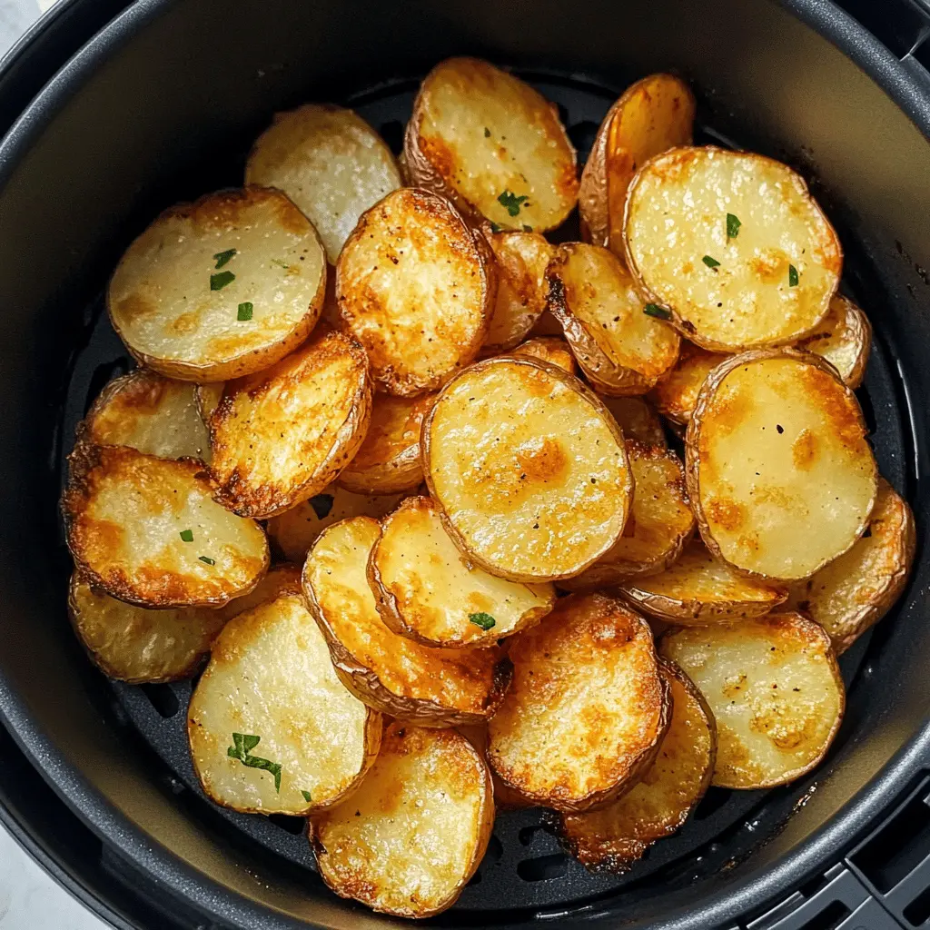 Looking for a tasty side dish? These crispy sliced potatoes made in the air fryer are the perfect mix of crunchy and fluffy! Seasoned to perfection and ready in a flash, they’re a great addition to any meal. Save this recipe for your next family dinner or casual get-together! You won’t want to miss out on this potato delight!