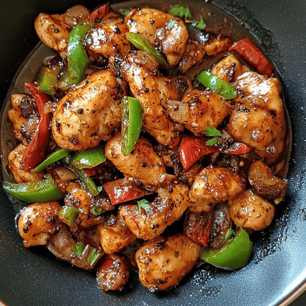 This Easy Black Pepper Chicken is a flavorful dish that's perfect for busy weeknights! With tender chicken coated in a rich black pepper sauce, it brings a delightful kick to your dinner table. Ready in just 30 minutes, it's quick to prepare and pairs wonderfully with rice or noodles. Save this recipe now for a delicious and satisfying meal any day of the week!