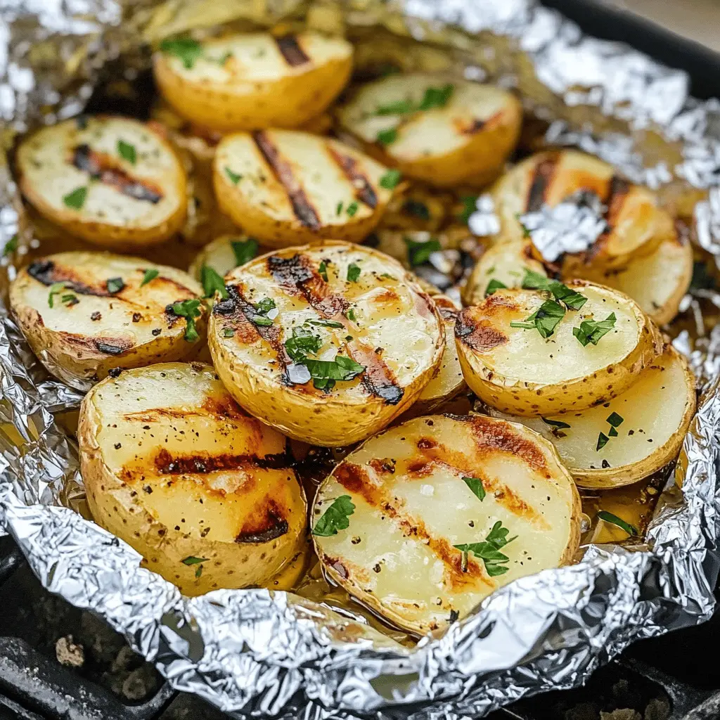Get ready for a simple side that everyone will love! These Grilled Potatoes in Foil are perfectly seasoned and packed with flavor. Just toss your favorite potatoes with herbs and spices, wrap them up, and let the grill do the magic! Perfect for BBQs, picnics, or weeknight dinners. Save this recipe for delicious and hassle-free cooking!