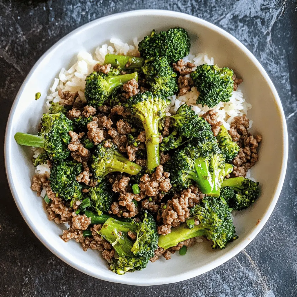 Whip up a hearty dinner with this easy Ground Beef and Broccoli recipe! Packed with protein and vibrant greens, this dish combines tender beef and crunchy broccoli in a delicious sauce. Perfect for busy weeknights or meal prep! Save this pin for a quick, nutritious meal that the whole family will love. Enjoy it over rice or noodles for a complete feast!