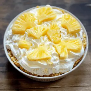 Treat yourself with this No Bake Pineapple Cream Dessert! It's a delicious blend of creamy goodness and tropical flavors, perfect for warm days or any gathering. This easy recipe features fresh pineapple and a fluffy cream cheese layer that will have everyone coming back for seconds. Save this delightful dessert for your next picnic or family get-together!