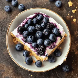 This No-bake Blueberry Yum Yum is a delightful dessert that layers creamy filling with fresh blueberries. Perfect for warm days, this easy recipe requires minimal effort and no oven! Treat yourself and your loved ones to this sweet, fruity delight. Save this pin for your next gathering or a refreshing snack anytime!