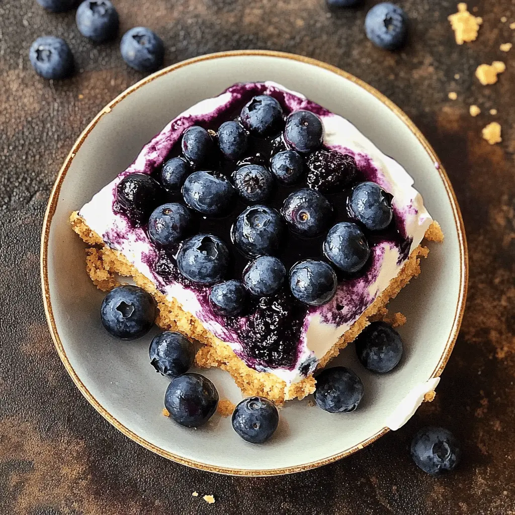 This No-bake Blueberry Yum Yum is a delightful dessert that layers creamy filling with fresh blueberries. Perfect for warm days, this easy recipe requires minimal effort and no oven! Treat yourself and your loved ones to this sweet, fruity delight. Save this pin for your next gathering or a refreshing snack anytime!