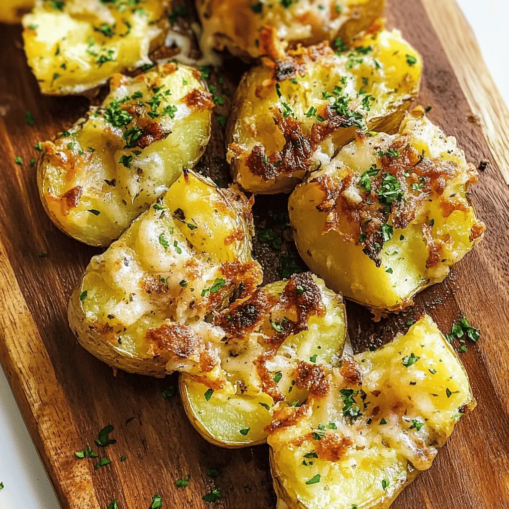 Crispy on the outside and fluffy on the inside, these smashed potatoes are a delightful side dish everyone will love! Perfectly seasoned and easy to prepare, they make a great addition to any dinner table. Save this recipe for your next family meal or gathering – everyone will keep coming back for more!