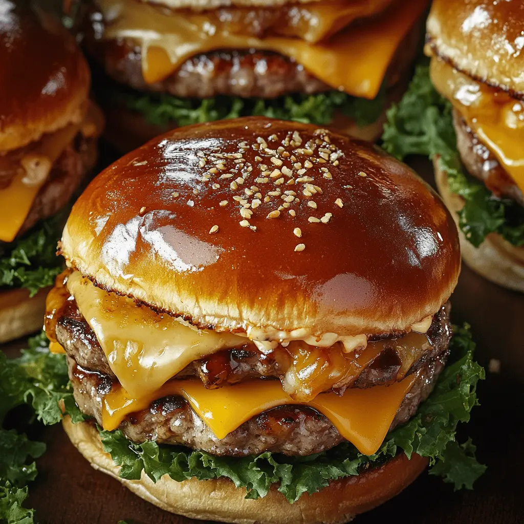 Juicy Teriyaki Parmesan Burgers topped with melty American cheese – a flavor explosion you don’t want to miss! These delightful patties combine sweet teriyaki sauce and savory Parmesan, making them perfect for cookouts, weeknight dinners, or casual gatherings. Save this recipe to impress your friends and family with a delicious twist on classic burgers!