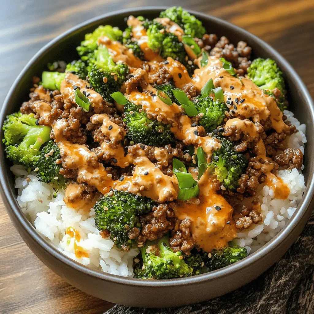 Easy Teriyaki Beef and Broccoli with Yum Yum Sauce