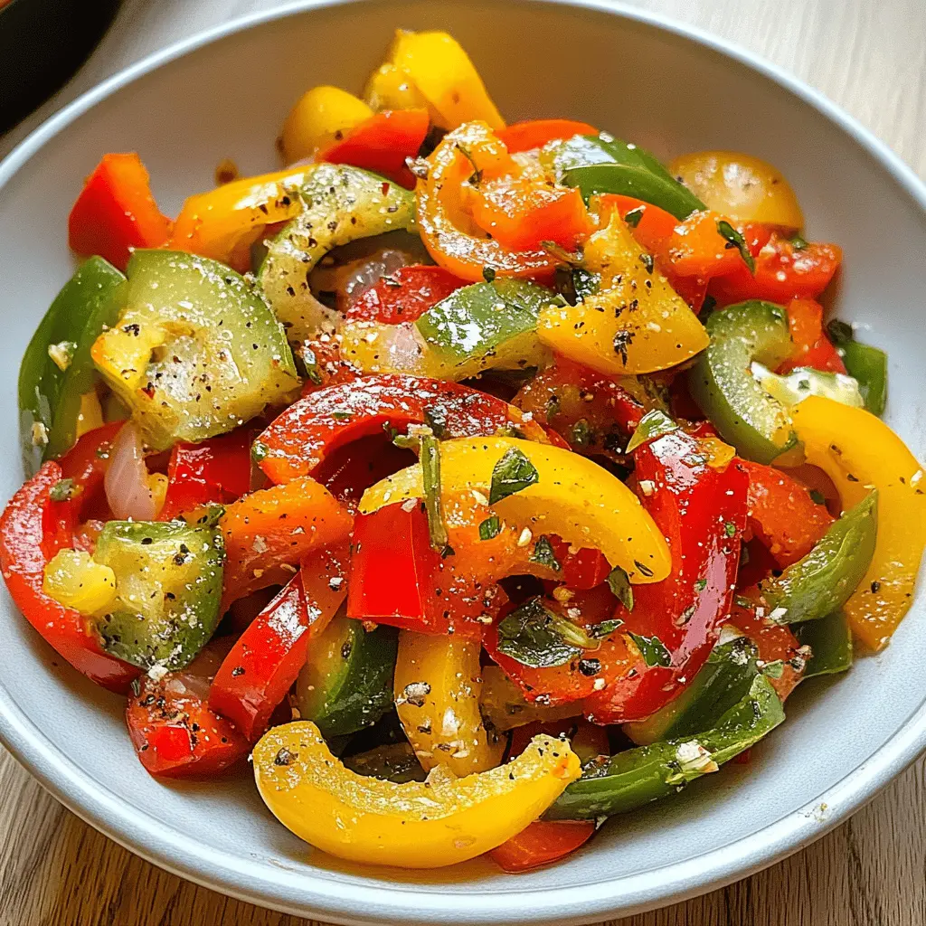 Easy Sweet Pepper Salad Recipe for Summer