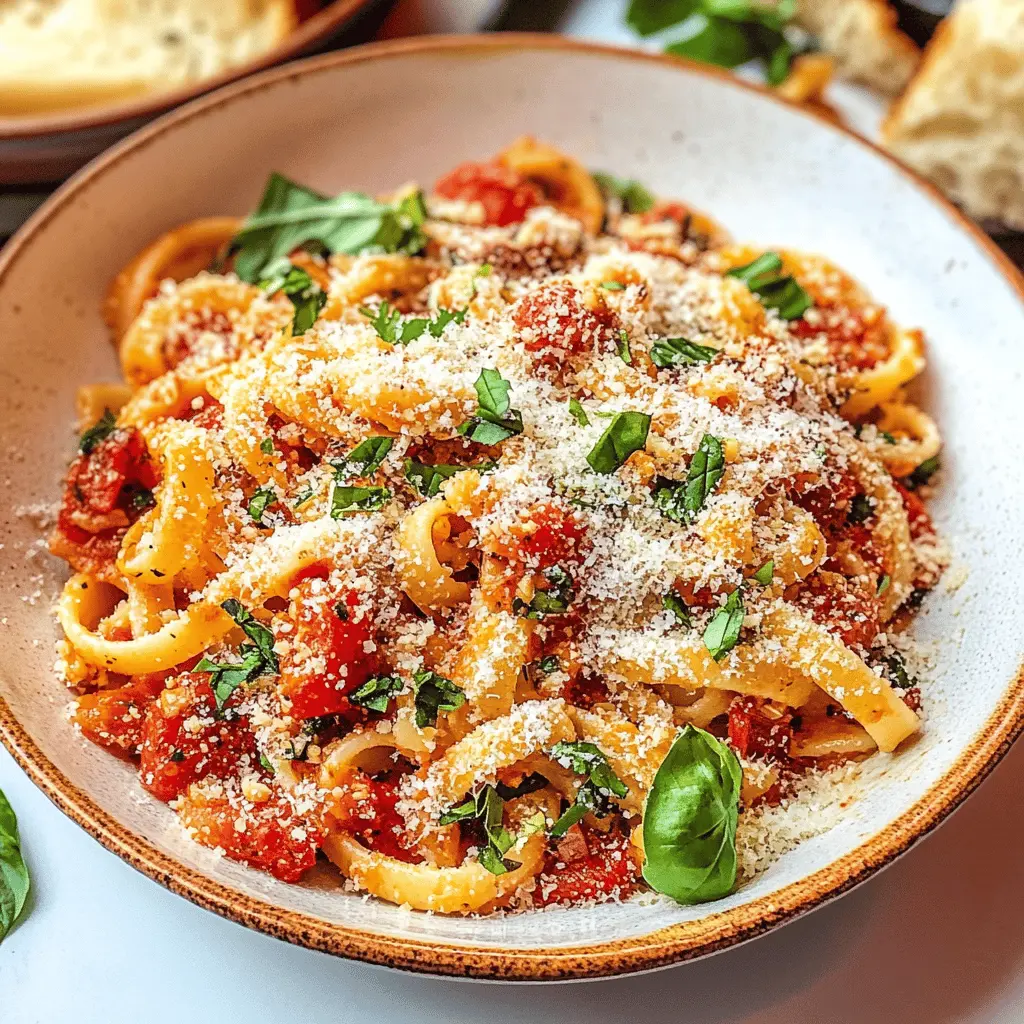 Easy Bruschetta Pasta Recipe for Summer