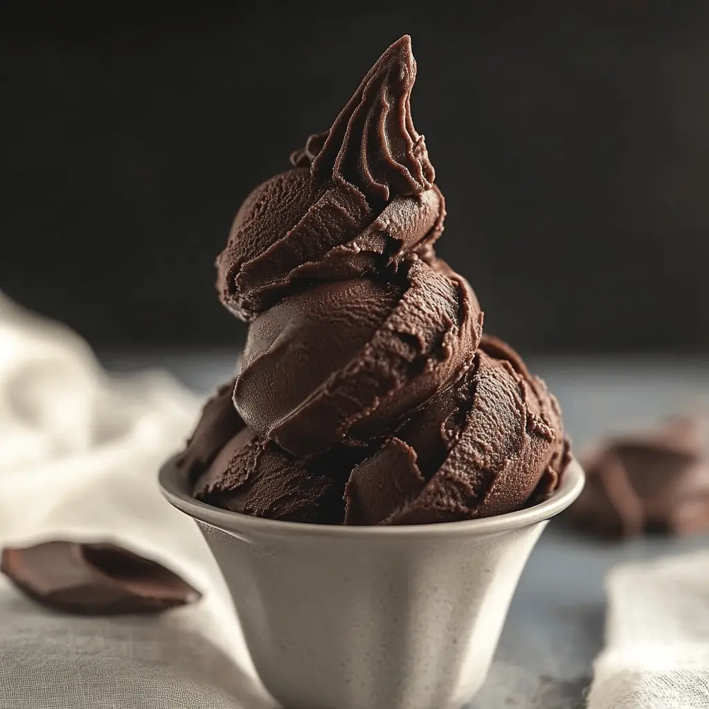 Easy Homemade Dark Chocolate Gelato Recipe