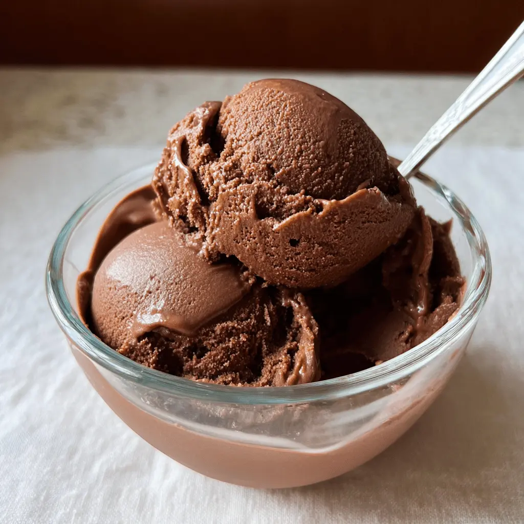 Easy Homemade Chocolate Sorbet Recipe