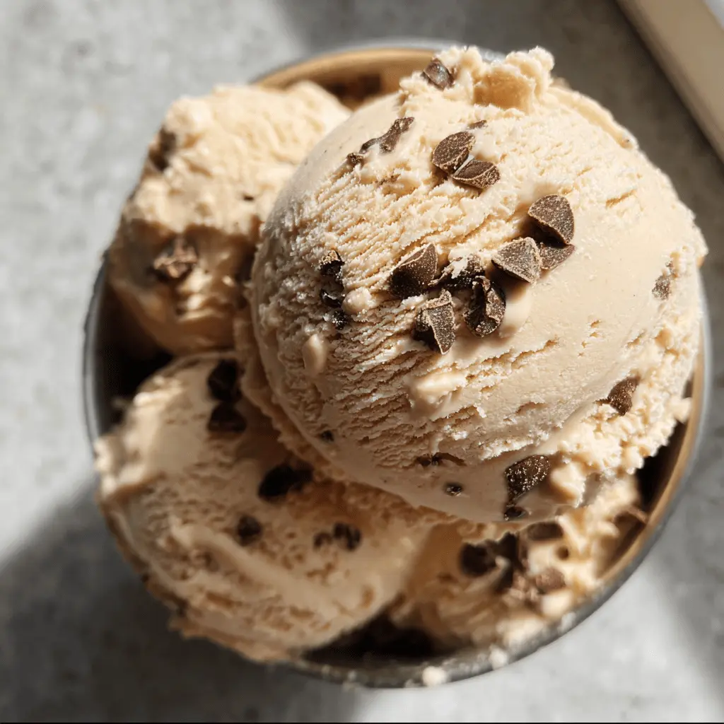Easy Coffee Chocolate Chip Ice Cream Recipe