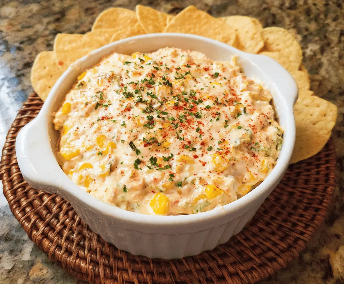 Easy Cream Cheese Corn Dip Recipe