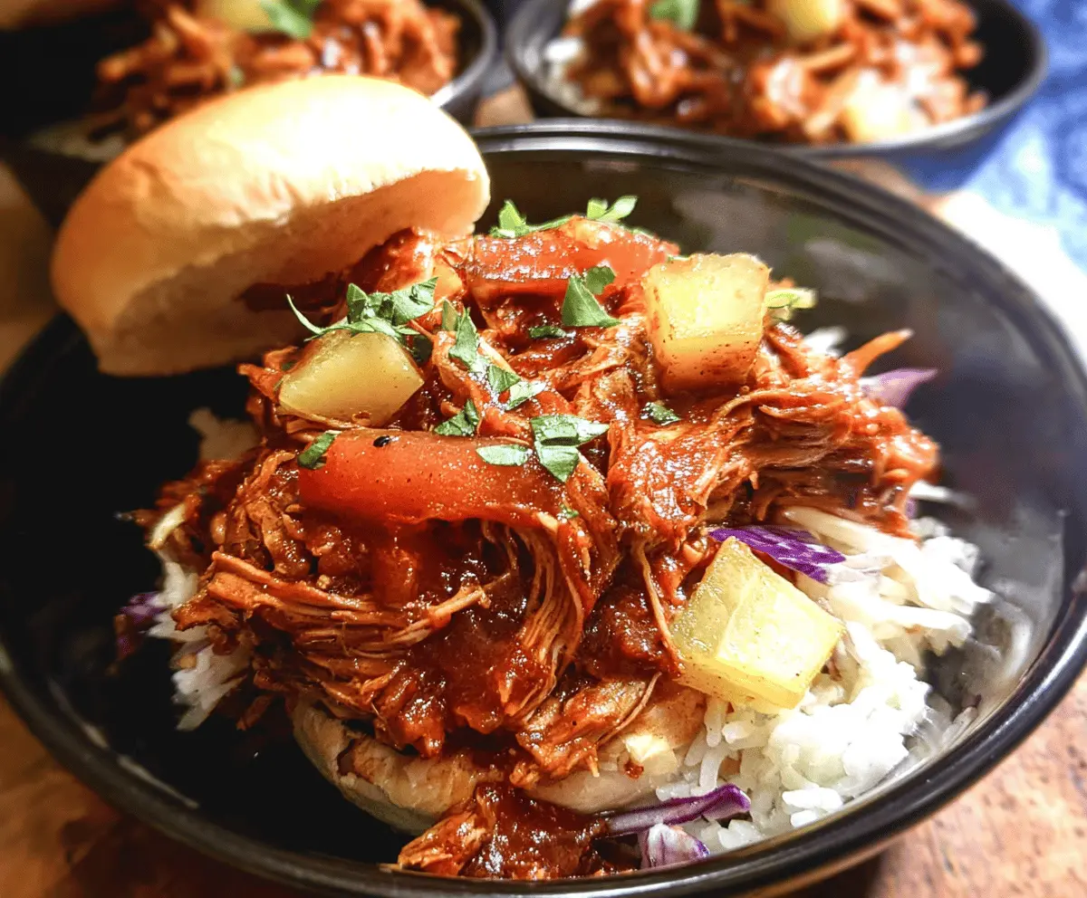 Easy Slow Cooker Hawaiian Chicken Recipe