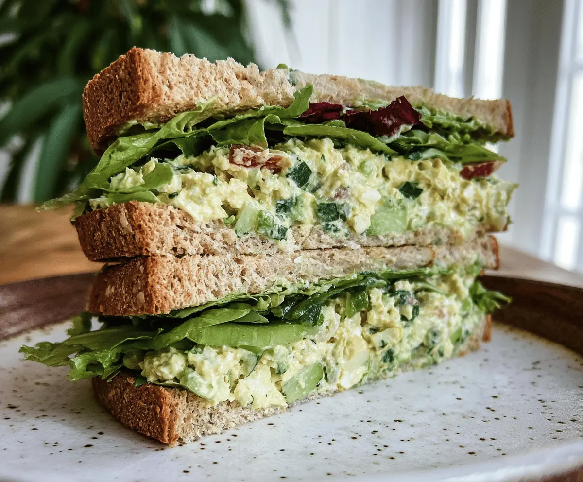 Easy Green Goddess Salad Sandwich Recipe