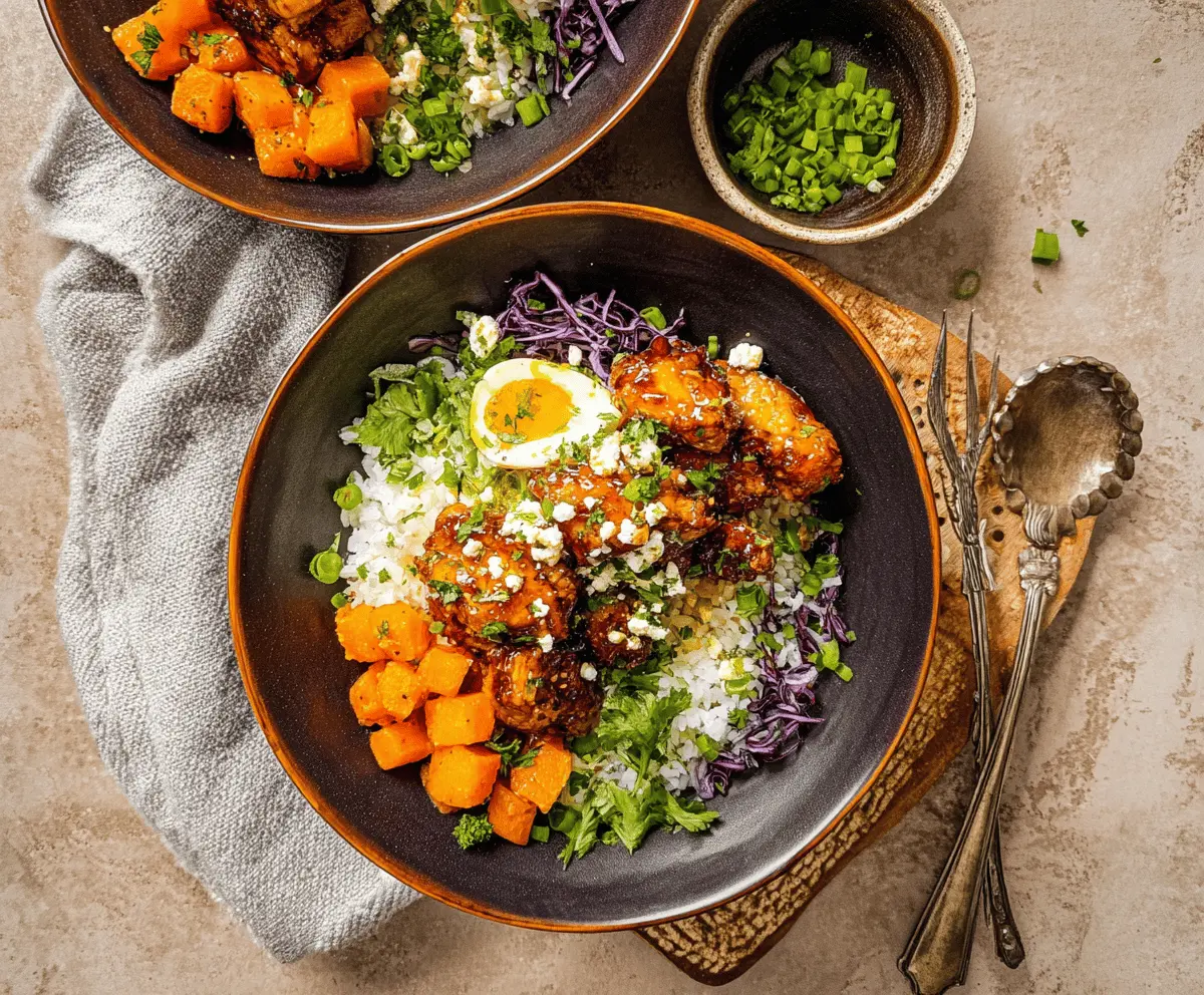 Easy Hot Honey Chicken Bowls Recipe