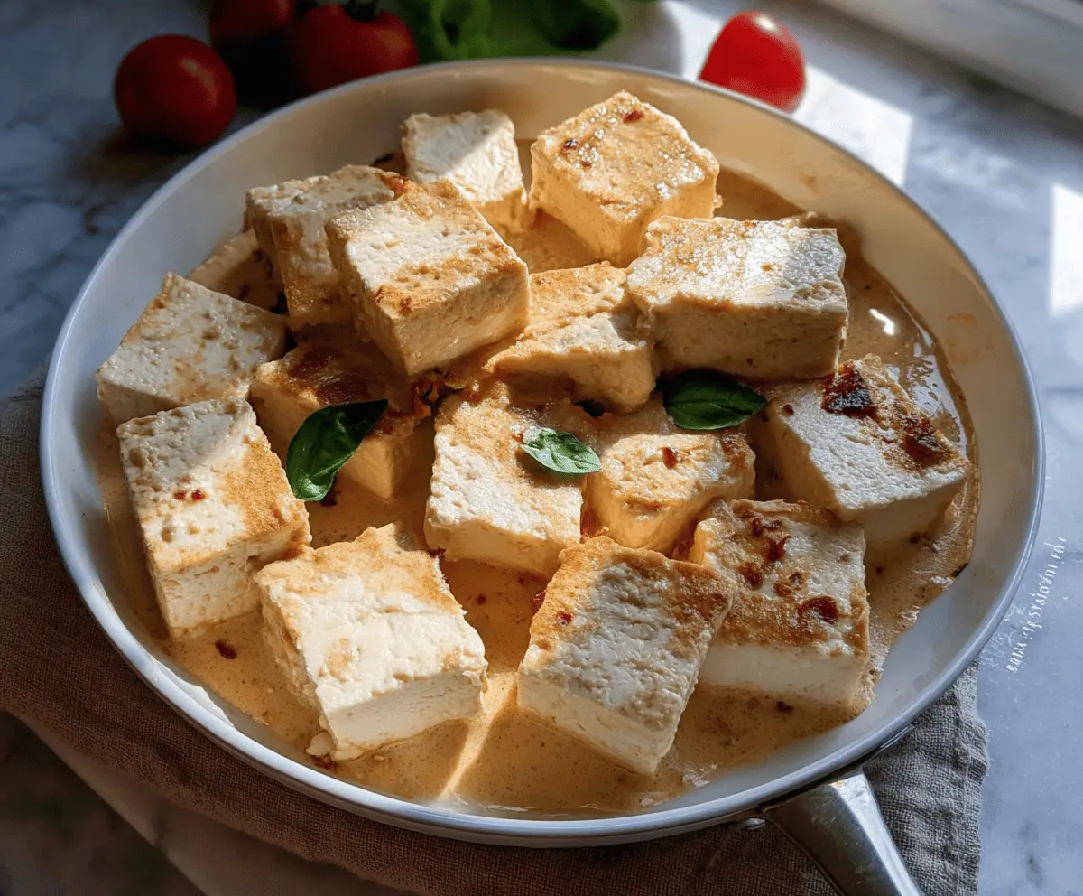Easy Creamy Marry Me Tofu Recipe
