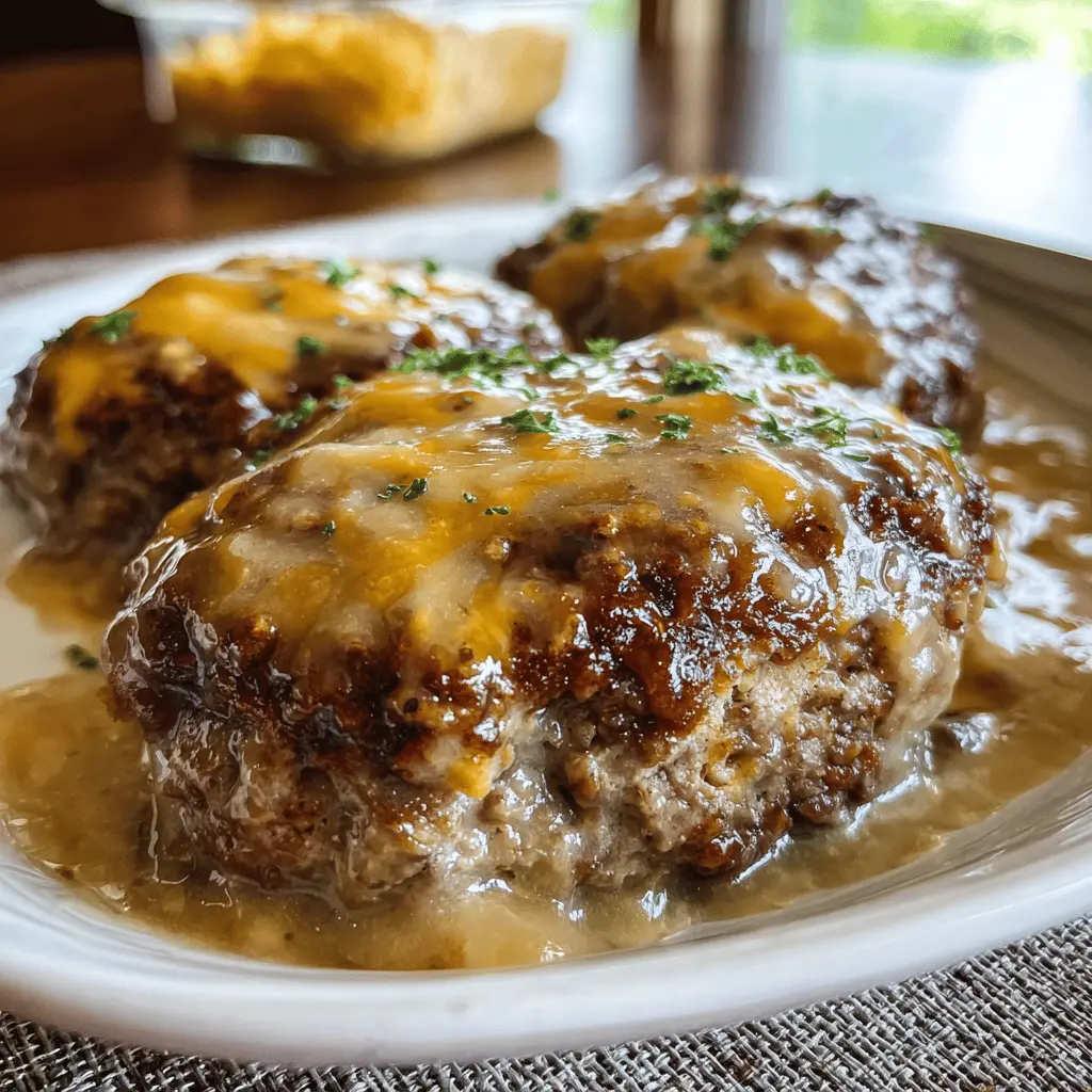 Easy Amish Hamburger Steak Bake Recipe