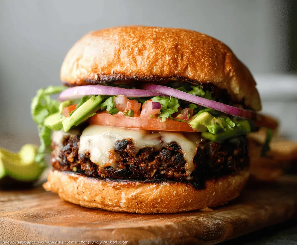 Easy Healthy Black Bean Burger Recipe