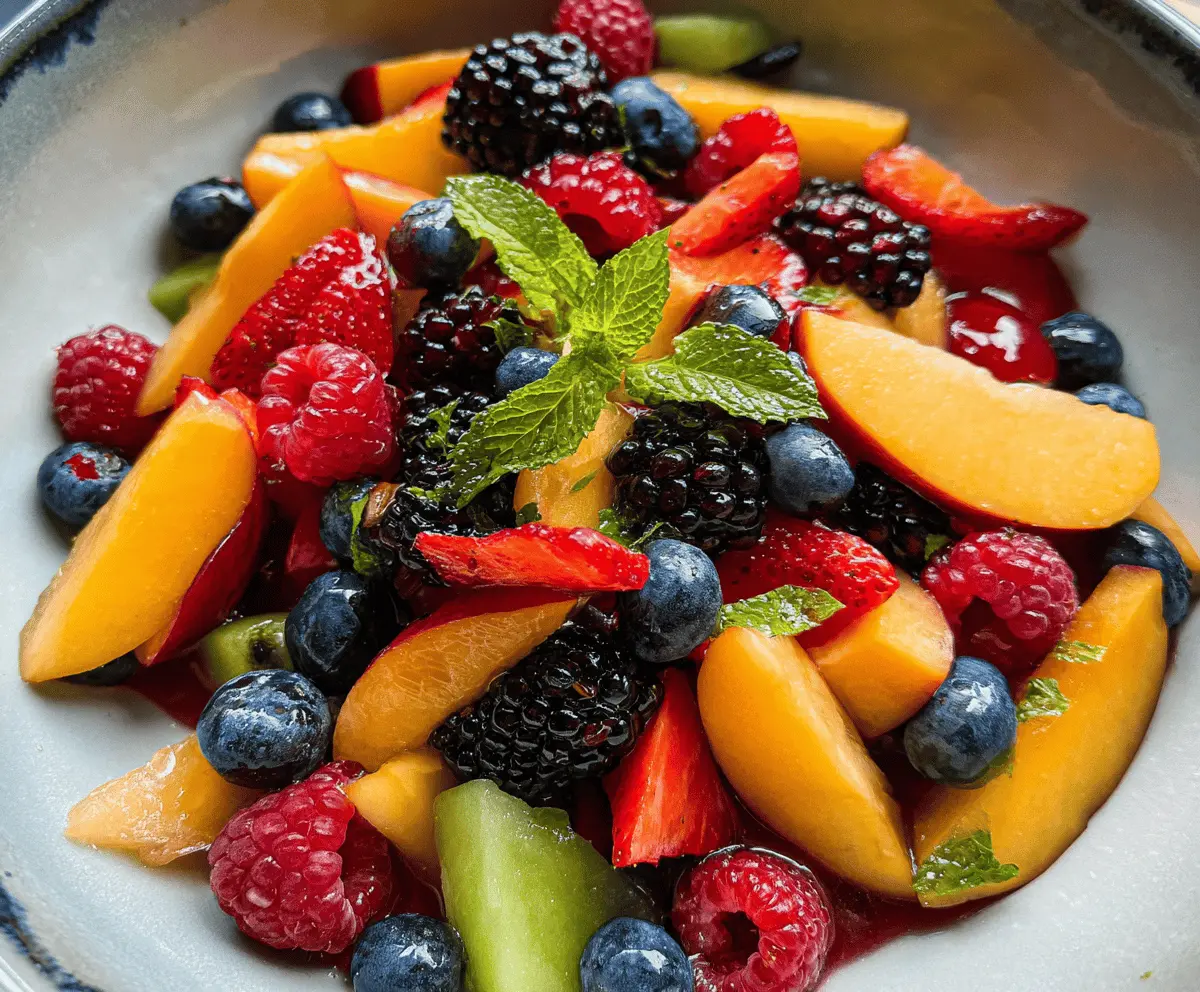 Easy Summer Fruit Salad Recipe for Hot Days