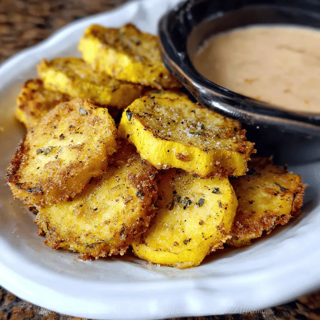 Crispy Air Fryer Yellow Squash Recipe