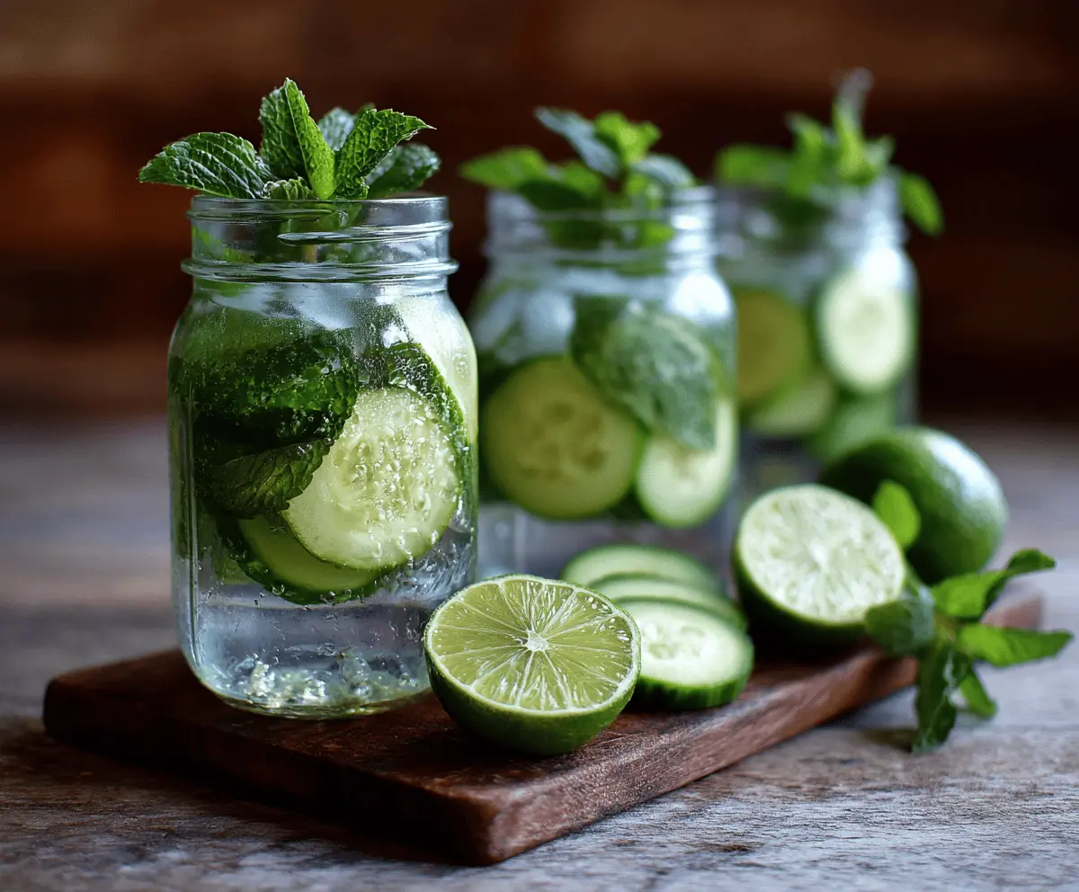 Cucumber Mint Water