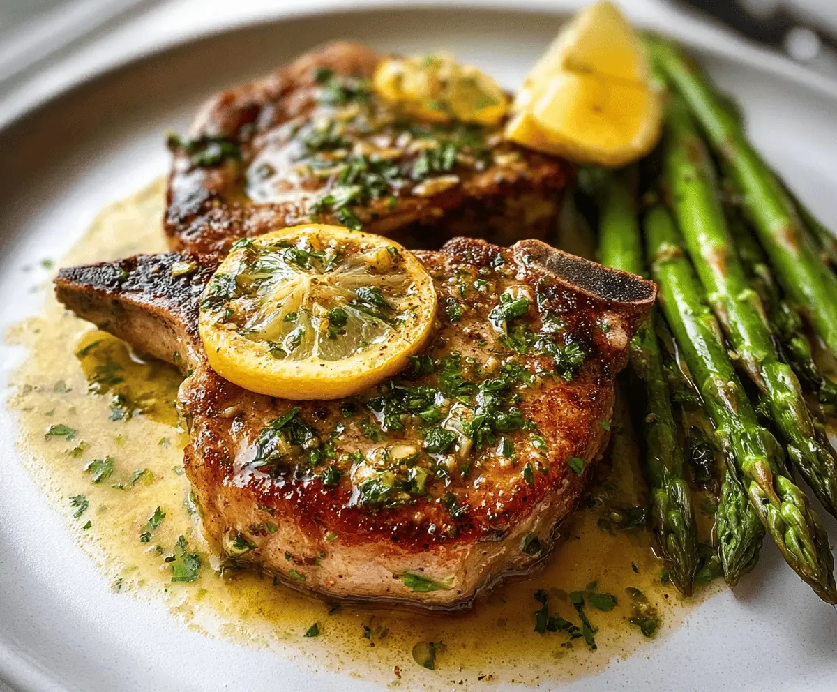 Easy Lemon Butter Pork Chops Recipe