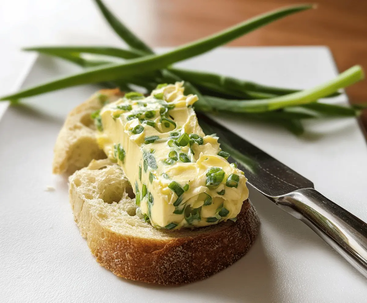 Creamy Garlic Scapes Butter Recipe