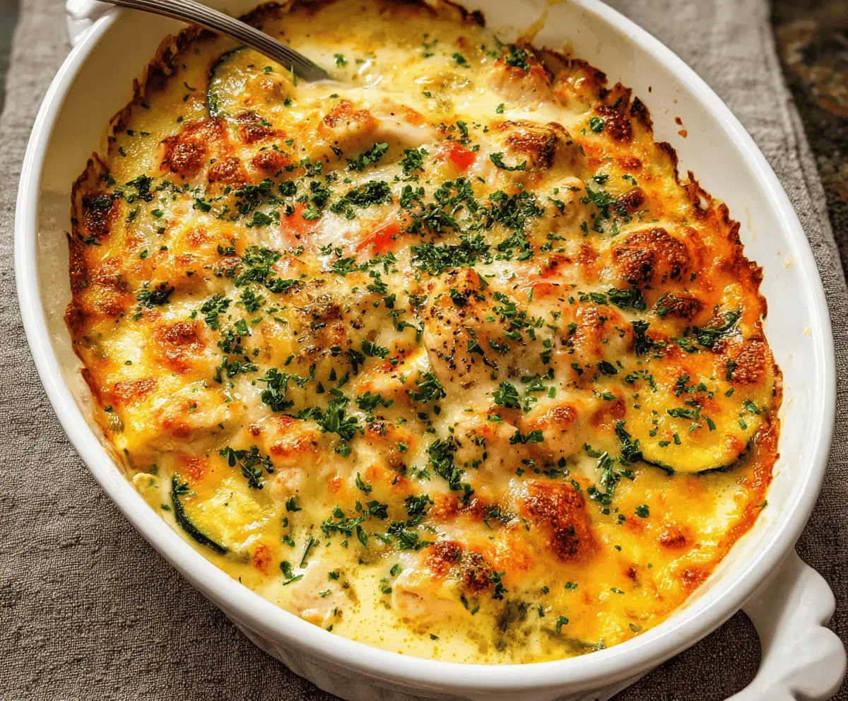 Easy Baked Chicken and Zucchini Casserole Recipe