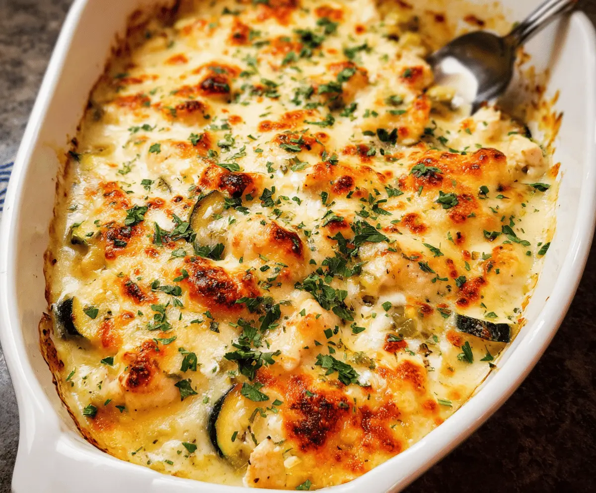 Easy Chicken Zucchini Casserole Recipe