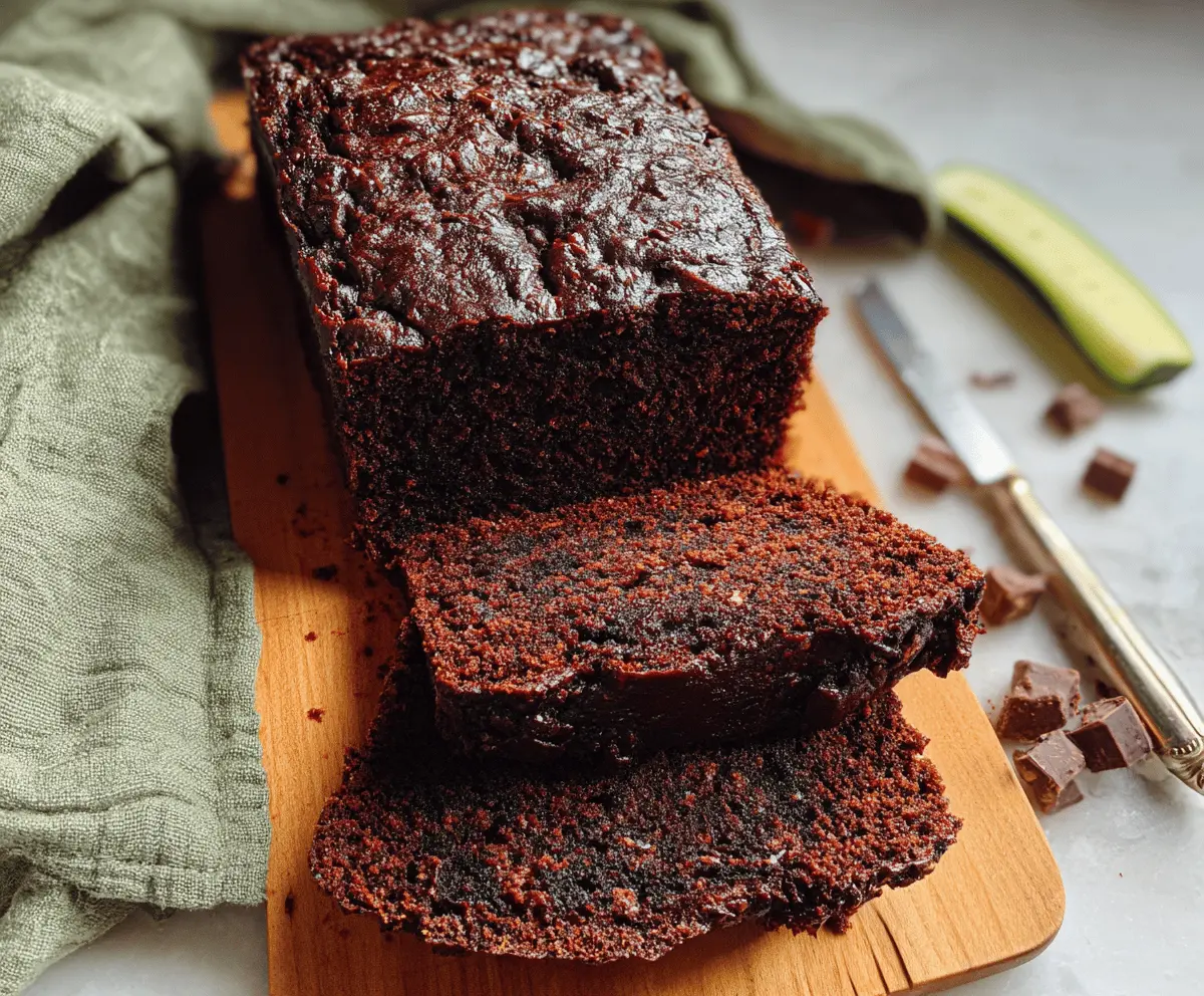 Moist Gluten-Free Chocolate Zucchini Bread Recipe