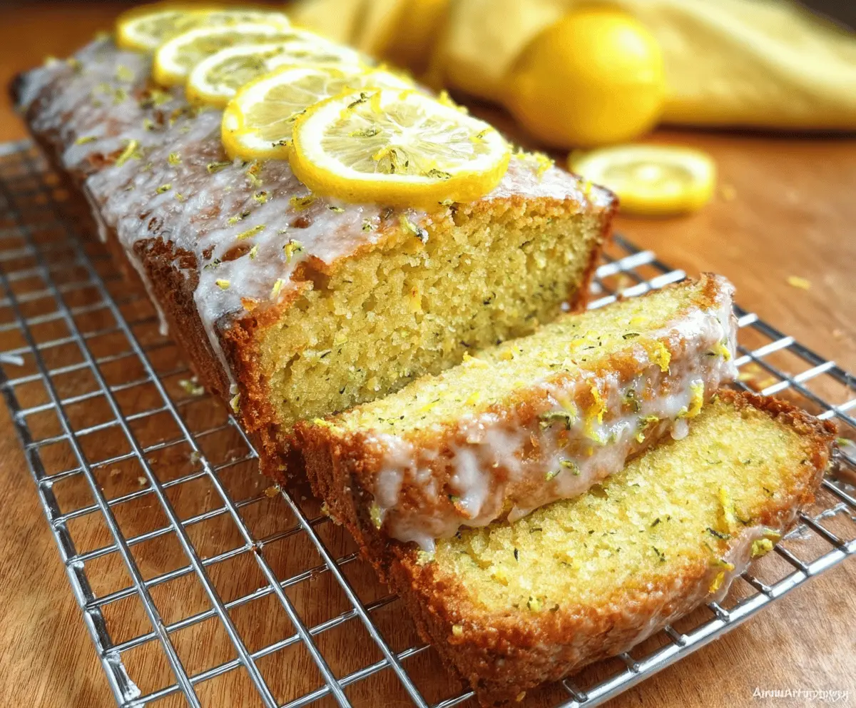 Moist Luscious Lemon Zucchini Bread Recipe