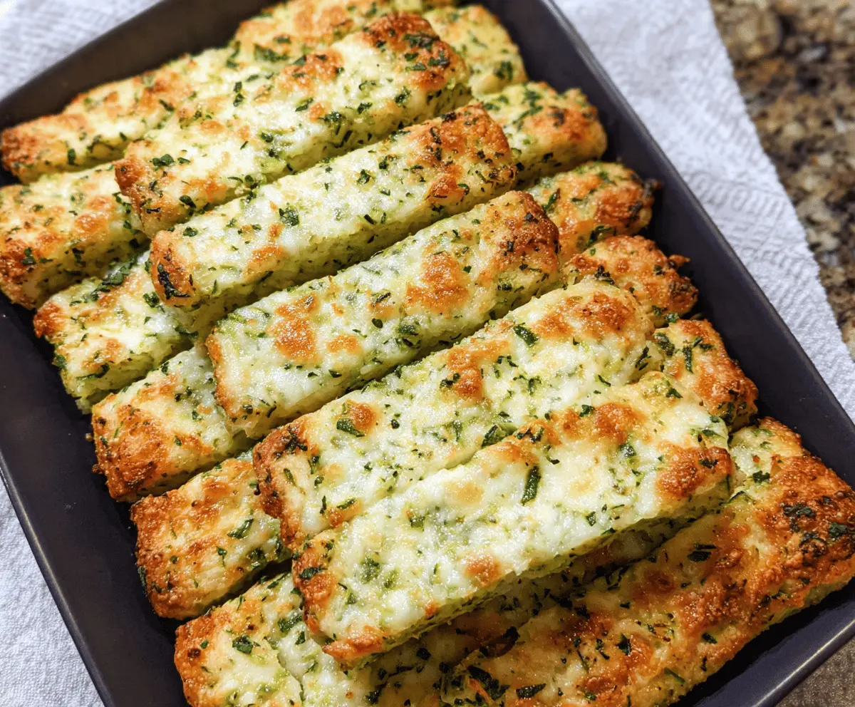 Easy Zucchini Breadsticks Recipe for Beginners