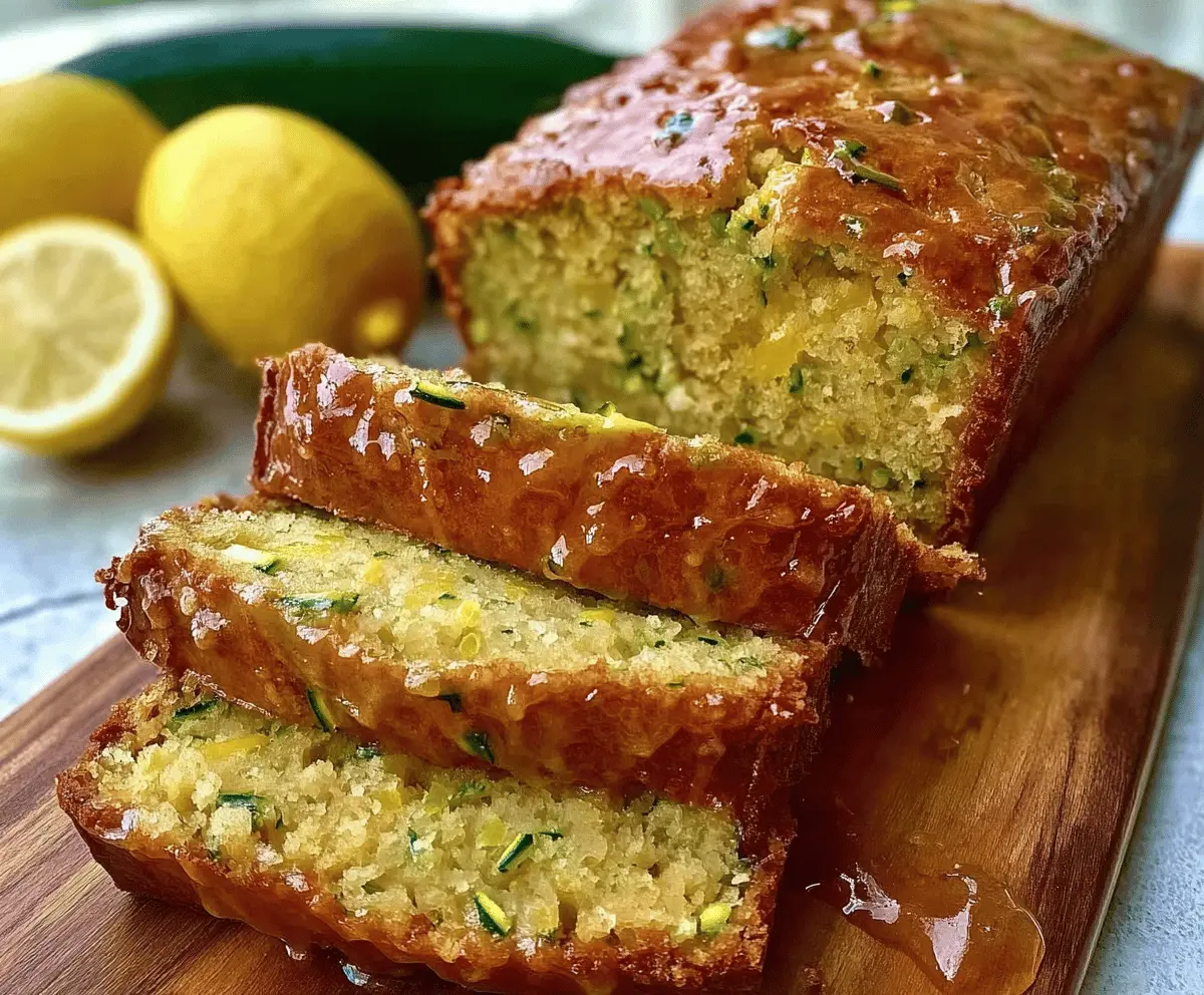 Easy Lemon Zucchini Bread Recipe With Fresh Flavor