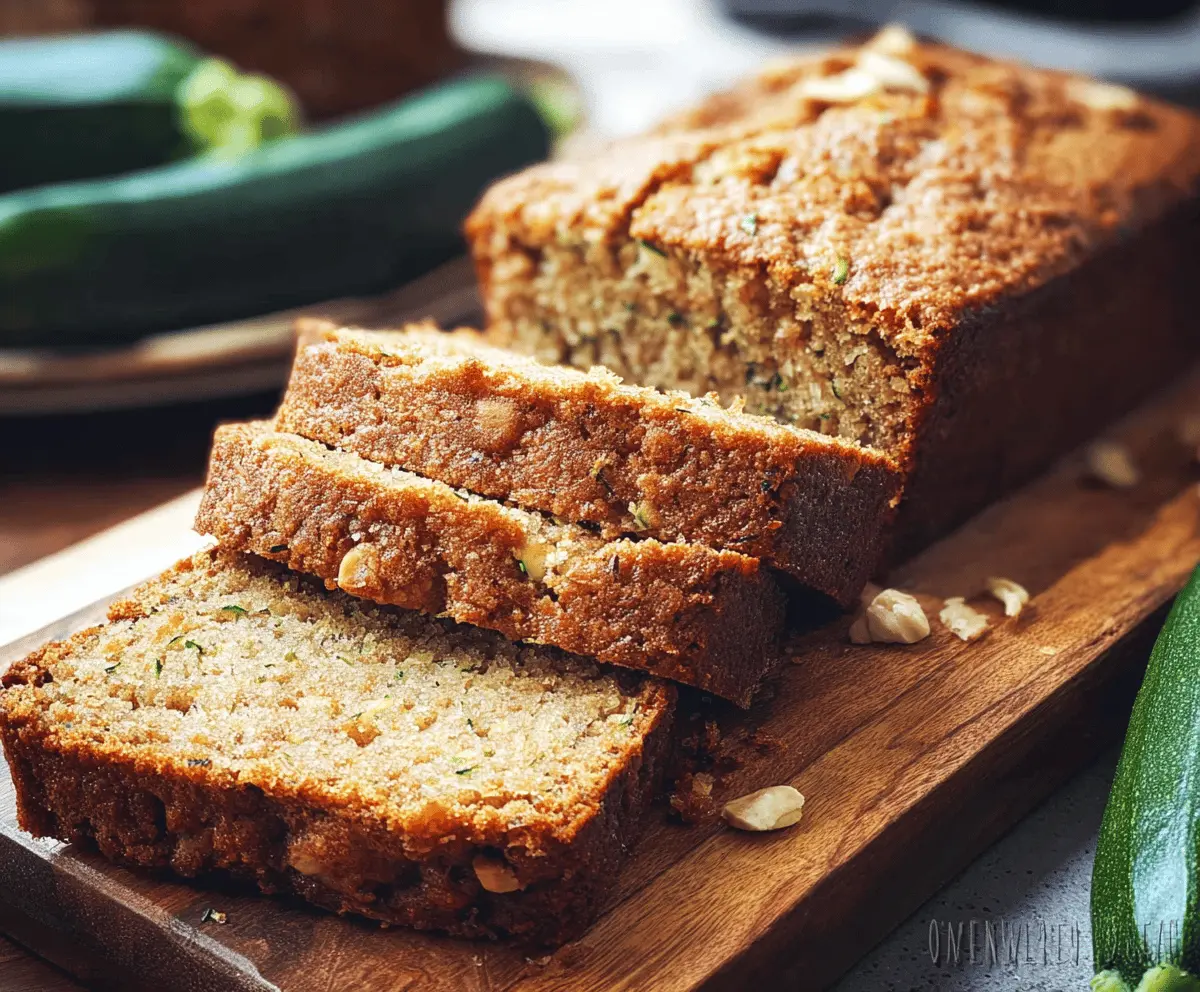 Moist Almond Flour Zucchini Bread Recipe