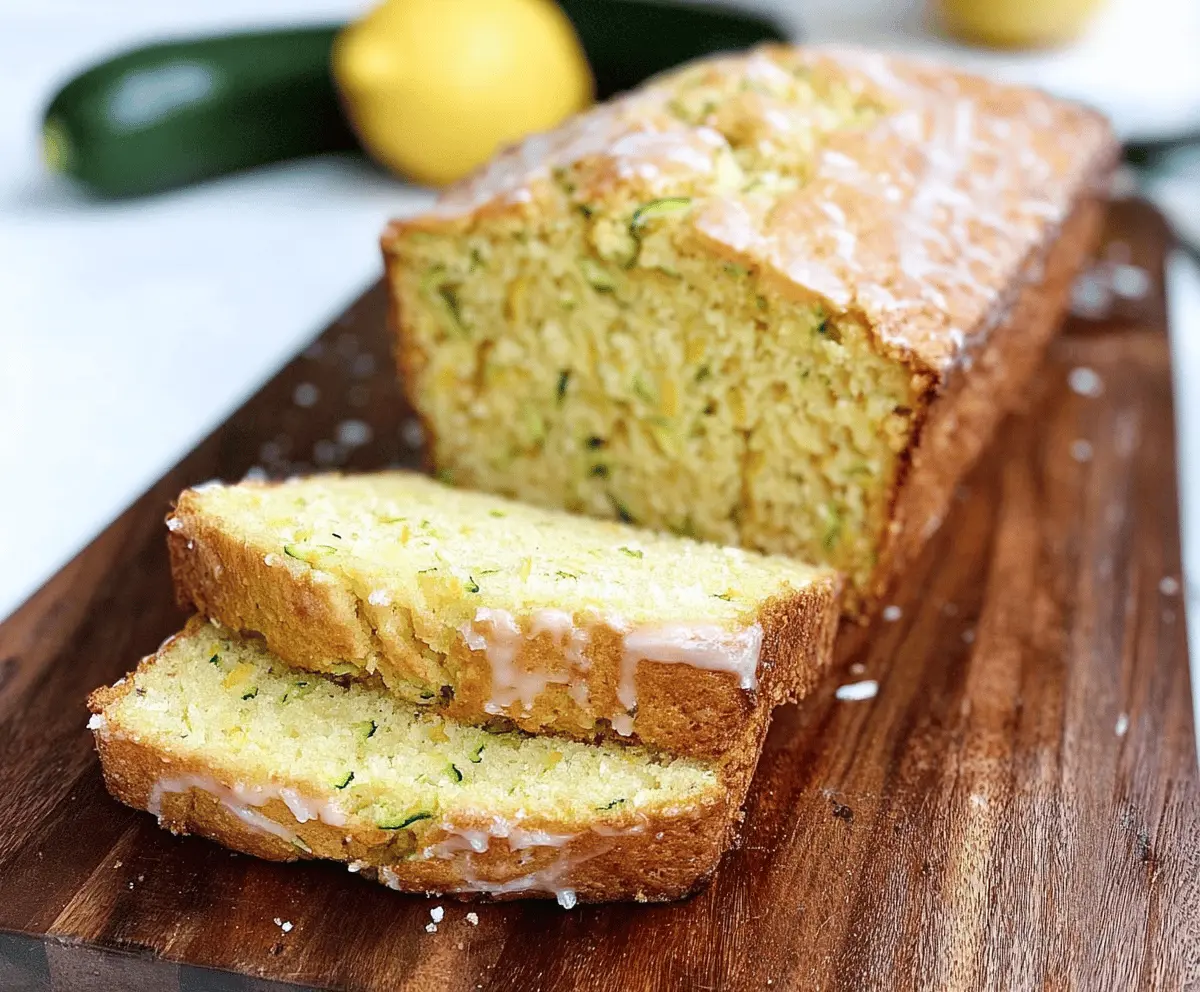 Moist Lemon Zucchini Bread Recipe