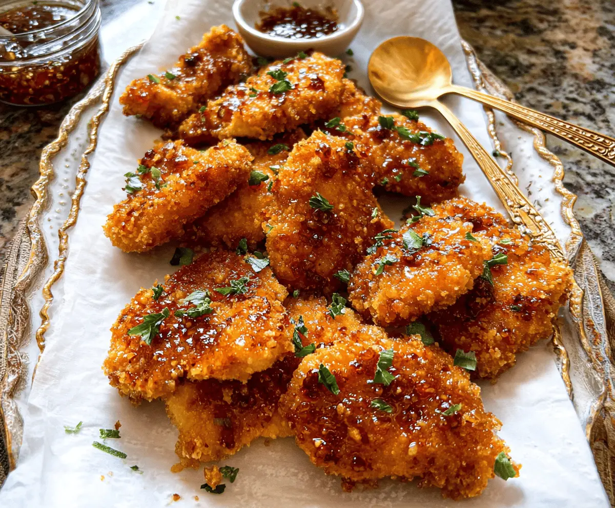 Crispy Baked Hot Honey Chicken Recipe