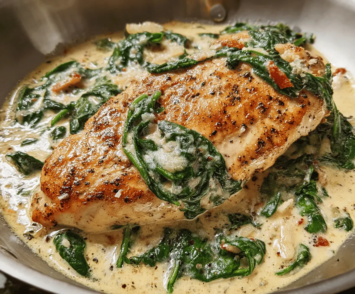 Creamy Chicken Florentine Recipe