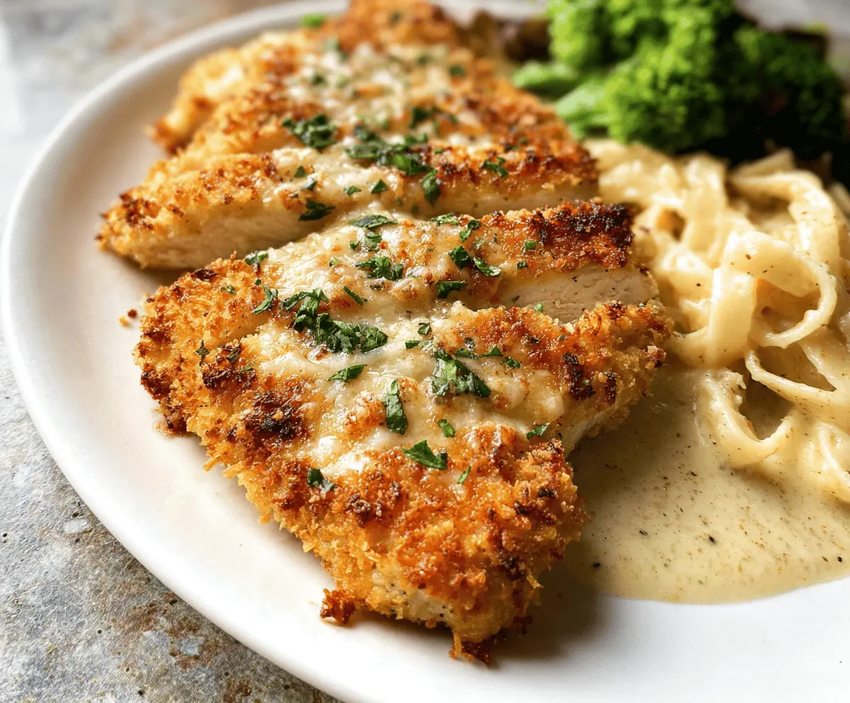 Crispy Parmesan Crusted Chicken Recipe