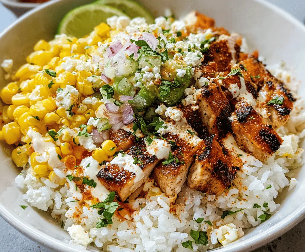Easy Street Corn Chicken Rice Bowl Recipe