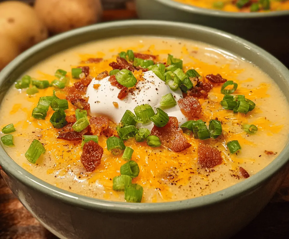 Easy Crockpot Potato Soup Recipe for Cozy Meals