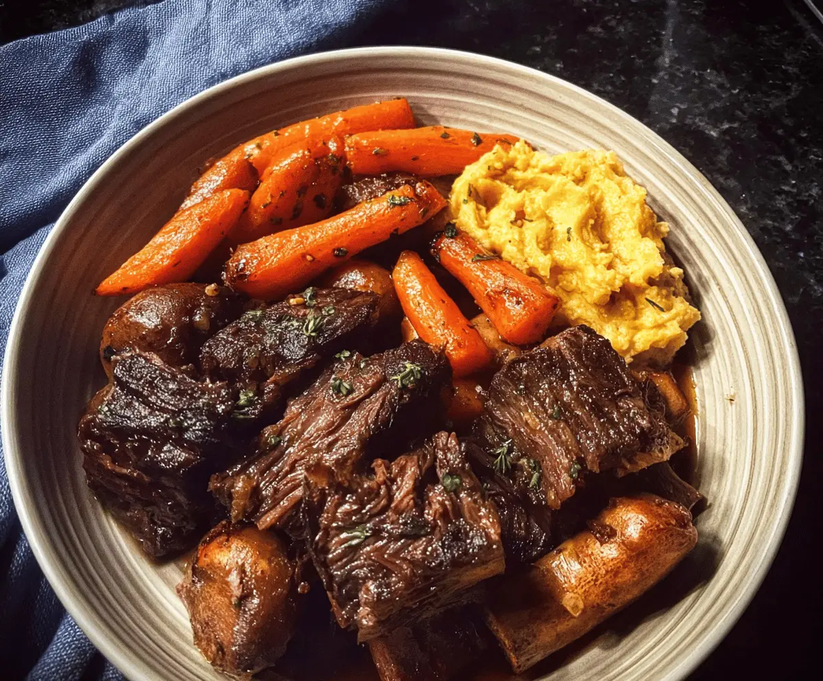 Super Tender Slow Cooker Beef Short Ribs Recipe