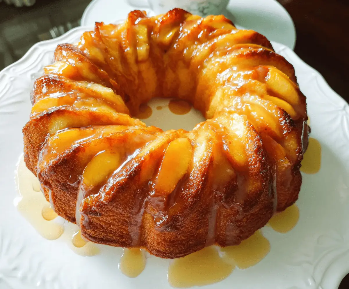 Easy Peach Cobbler Pound Cake Recipe