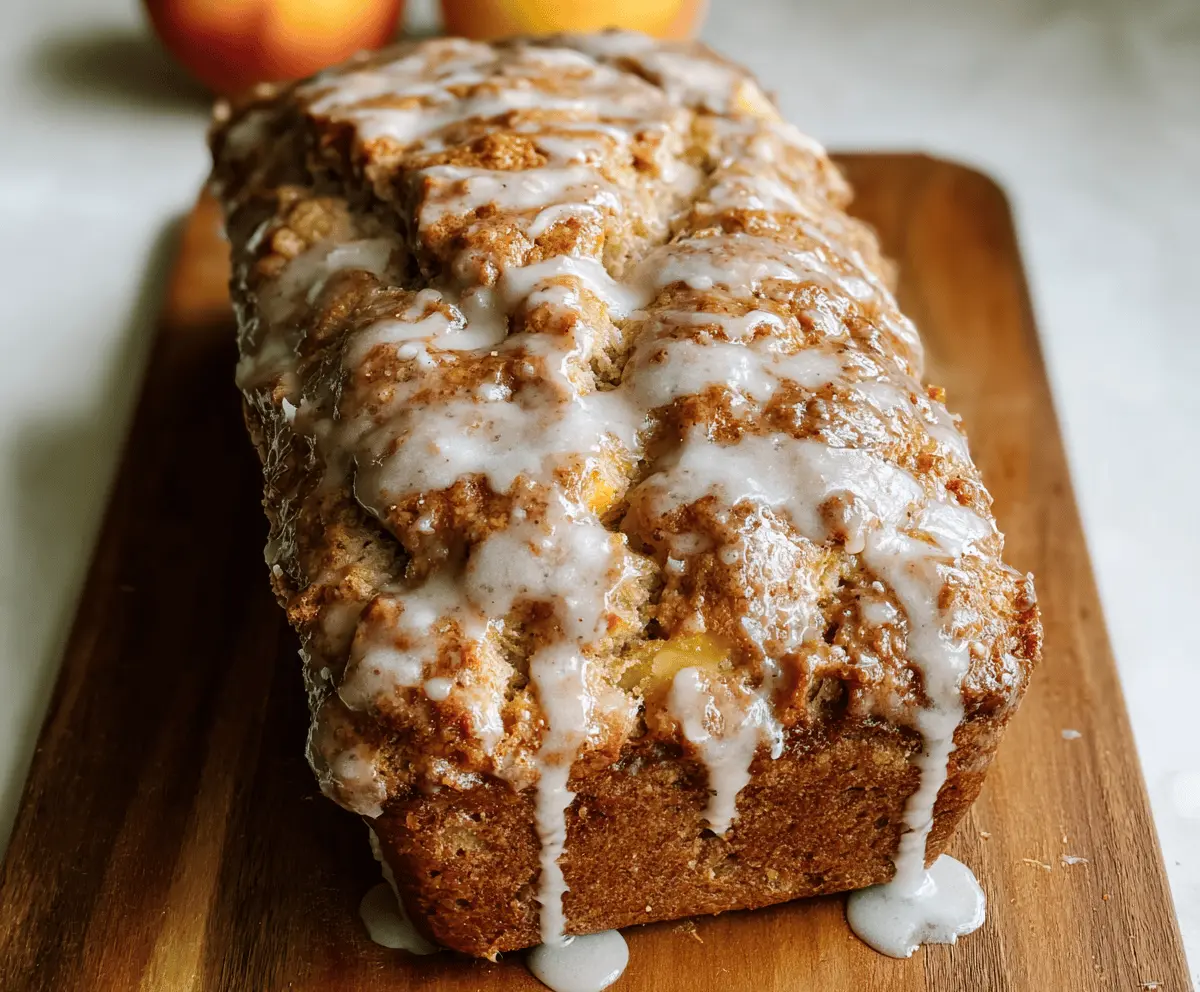 Easy Cinnamon Peach Bread Recipe with Warm Spices