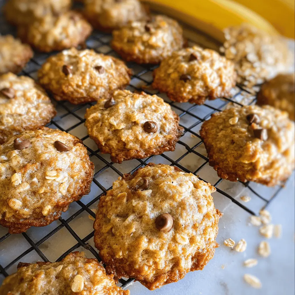 Chewy Banana Oatmeal Cookies Recipe