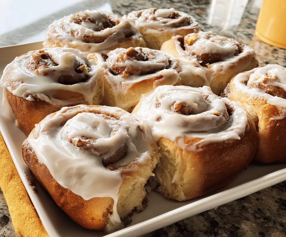 Banana Bread Cinnamon Rolls with Cream Cheese Frosting