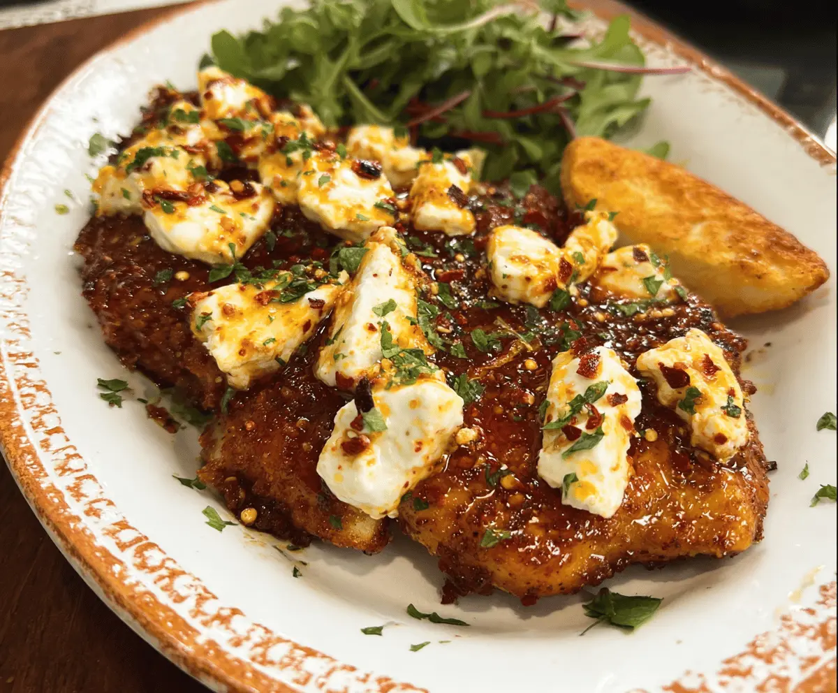 Easy Hot Honey Feta Chicken Recipe