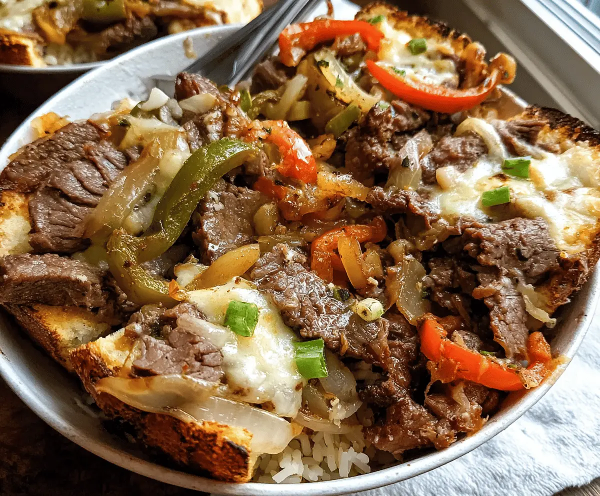 Easy Philly Cheesesteak Bowls Recipe